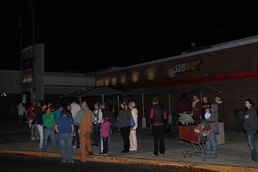 Troops line up for savings: Cherry Point Marines, Sailors take advantage of Black Friday sales at Marine Corps Exchange
