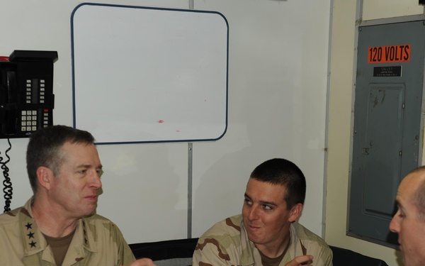 Vice Admiral Parker visits deployed Coast Guard members
