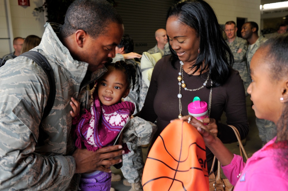 621st CRW members return home from Pakistan