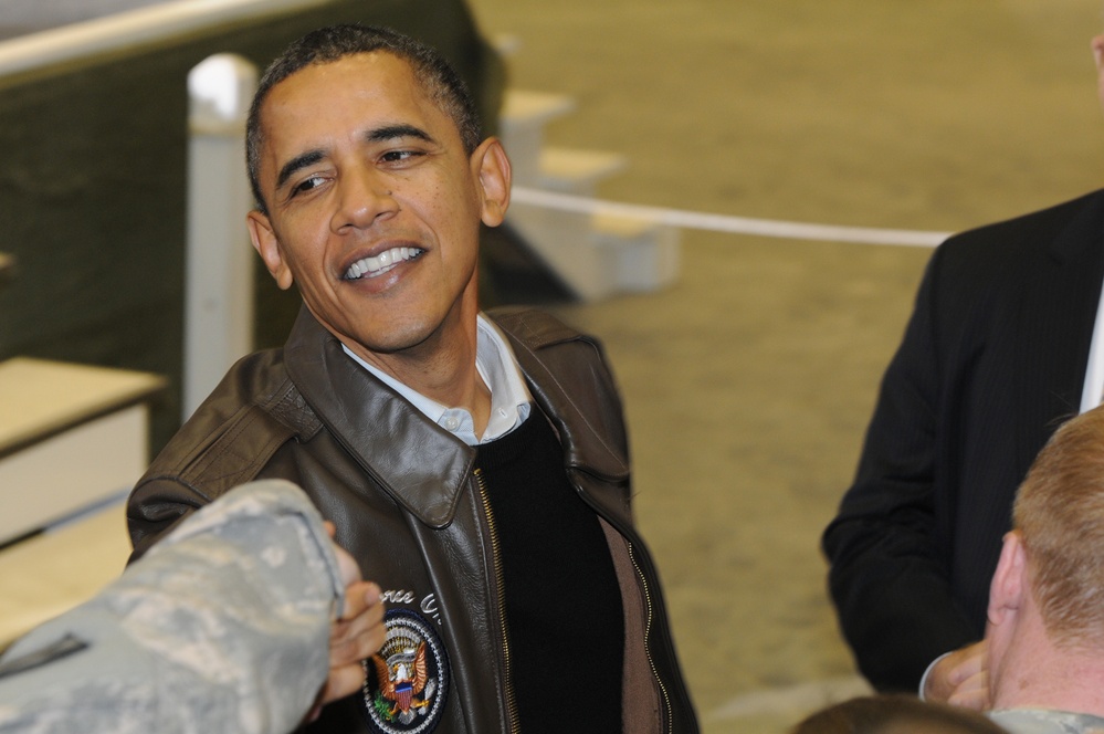 President Obama makes surprise visit to Bagram Air Field