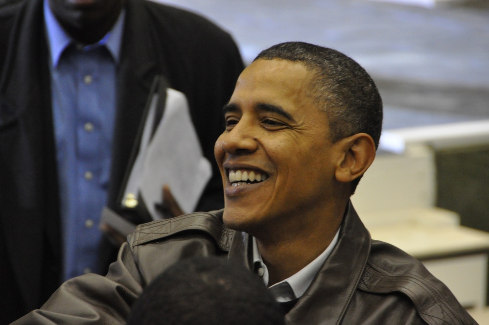 President Obama makes surprise visit to Bagram Air Field