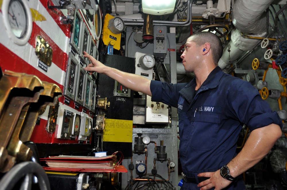 USS Ponce Boiler Maintenance