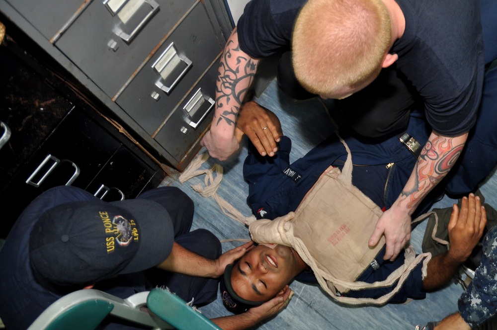 USS Ponce Medical Training Team