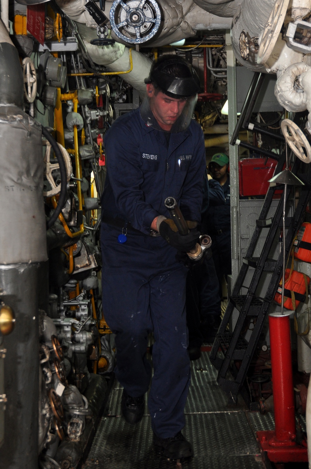 USS Ponce Boiler Maintenance