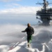 Washdown of the USS George H.W. Bush's Deck