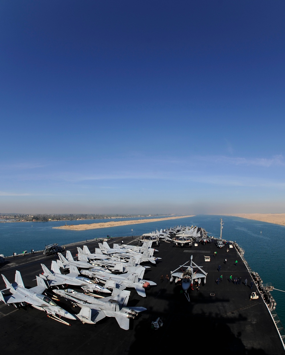 USS Harry S. Truman Transits Suez Canal