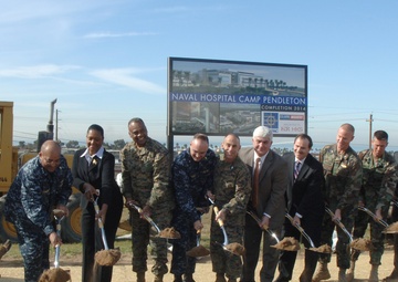 Groundbreaking at Naval Hospital Camp Pendleton