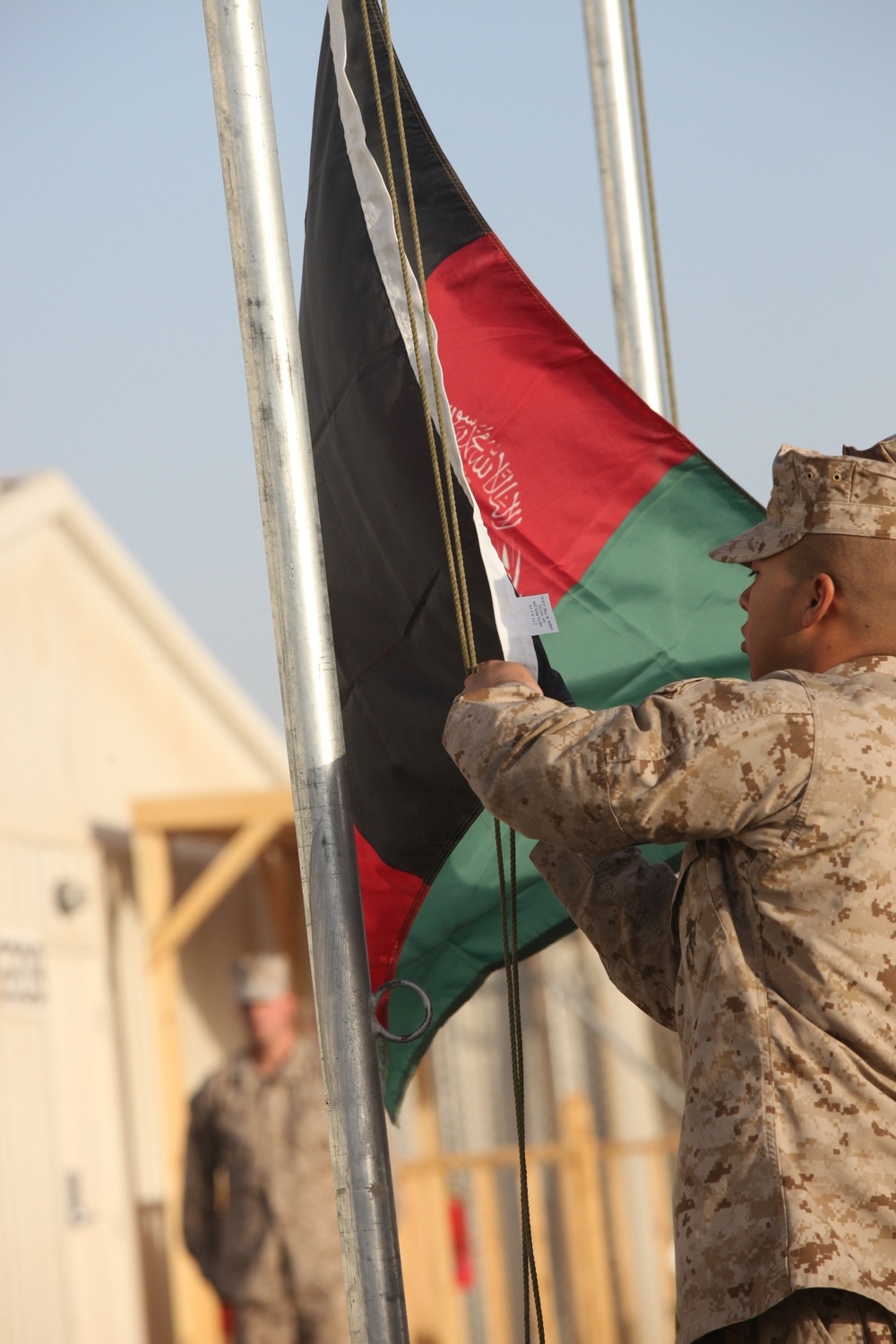 1st Marine Division (Forward) colors ceremony