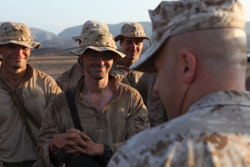 Desert Survival Course Graduation