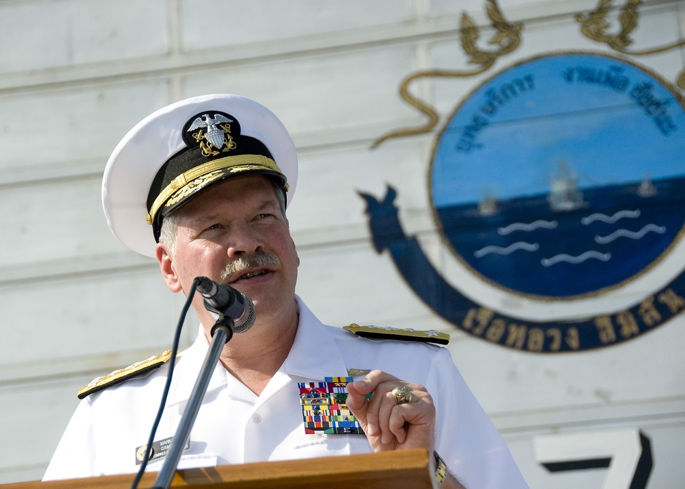 CMF Commander Commends Thai Navy On Counter-Piracy Deployment
