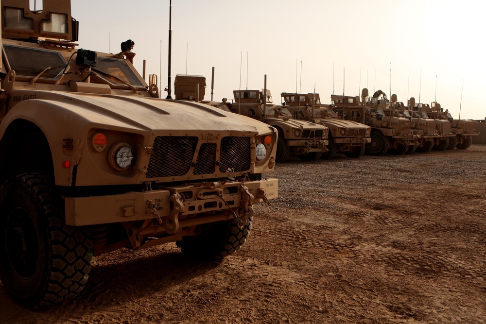 Life in the Lot: motor transport lot keeps wheels turning for Helmand province Marines