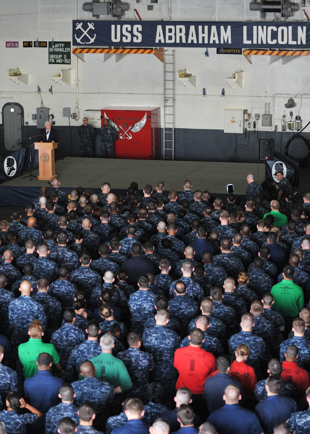 USS Abraham Lincoln action