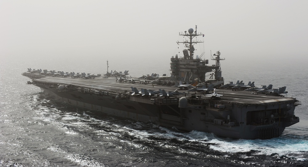 USS Abraham Lincoln at sea