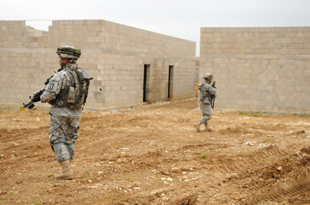 Pre-deployment training in support of Operation Enduring Freedom