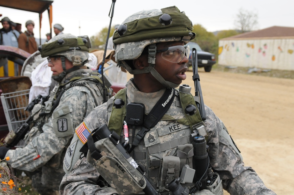 Pre-deployment training in support of Operation Enduring Freedom