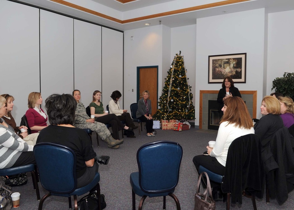 Patty Solo visits Altus AFB