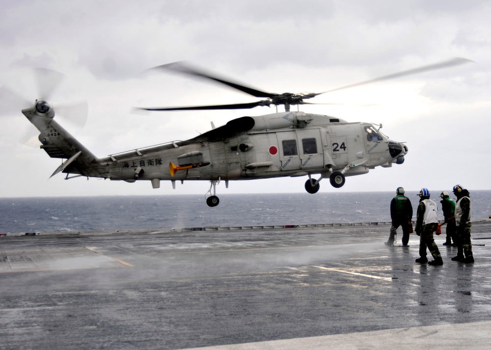 USS George Washington action