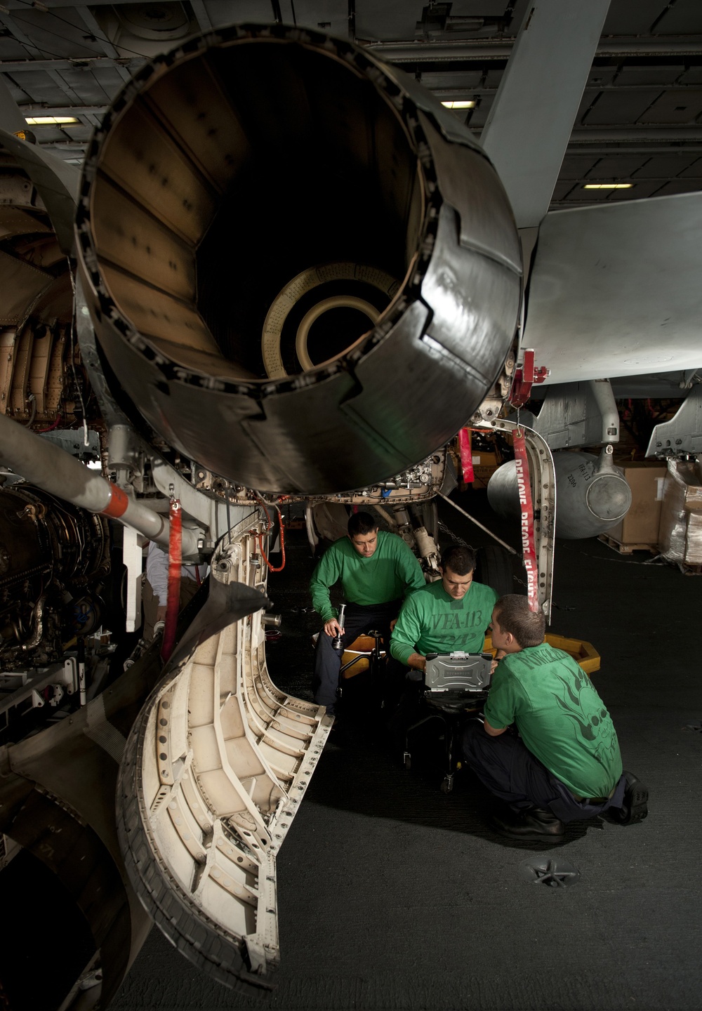 USS Carl Vinson action