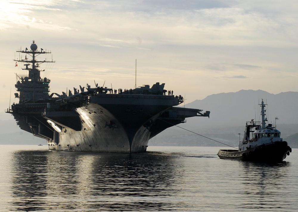 USS Harry S. Truman Arrives in Crete