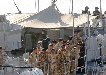 French Navy Port Call at Umm Qasr
