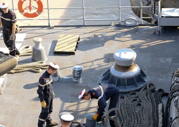 French Navy Port Call at Umm Qasr