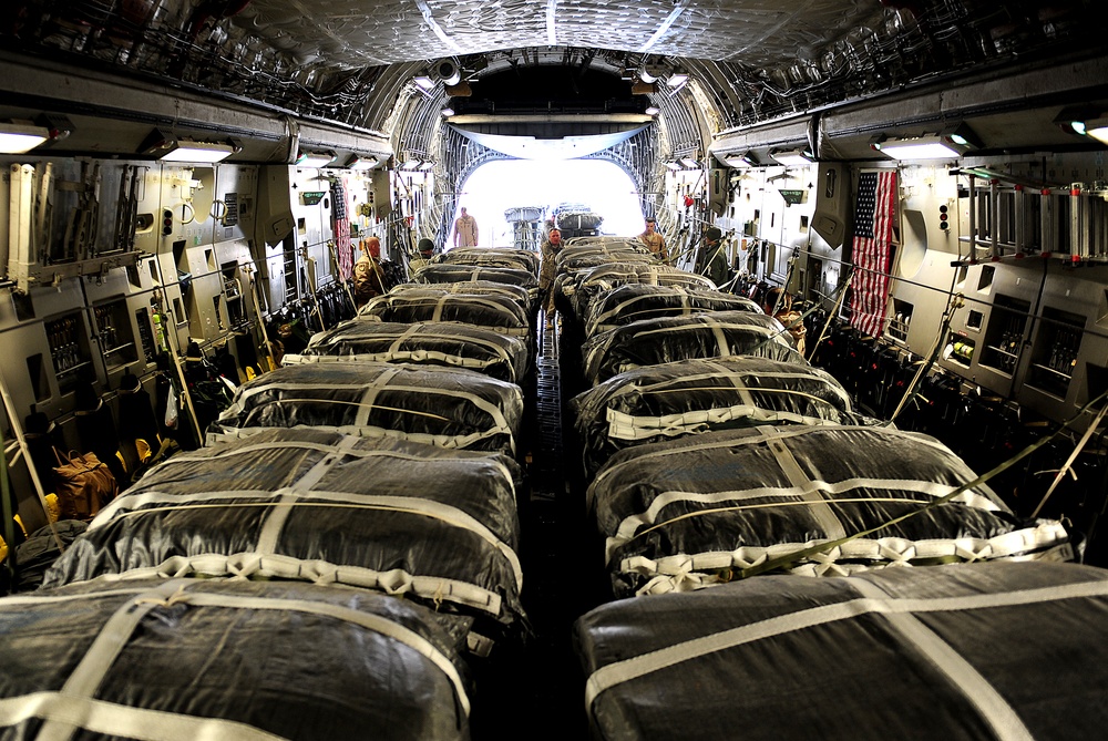 Operation Enduring Freedom   C-17 Globemaster III Air Drop