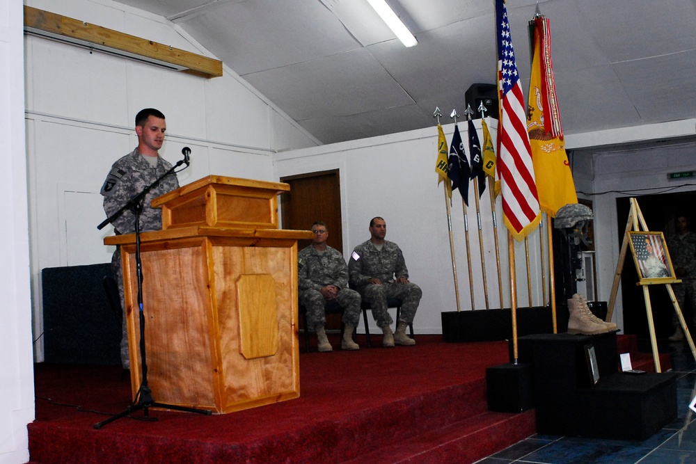Comrades-in-arms remember Sgt. Duane U. Gibson