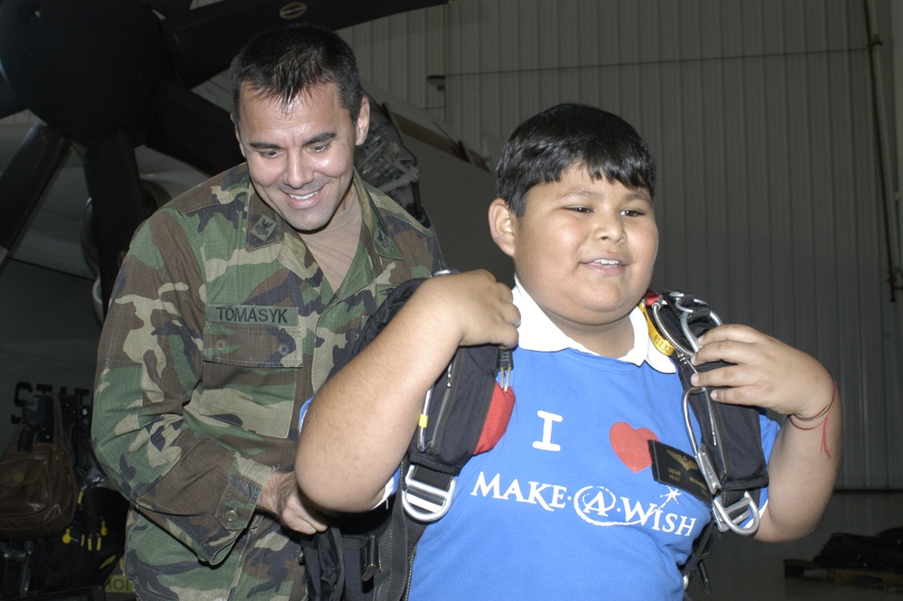 Make-A-Wish Kids Visit Naval Air Station North Island