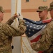 Soldiers raise flag