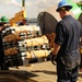 US Coast Guardsmen deliver supplies to Haitian Coast Guard