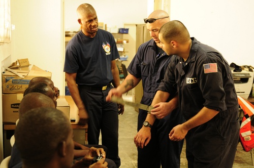 US Coast Guard trains Haitian Coast Guard