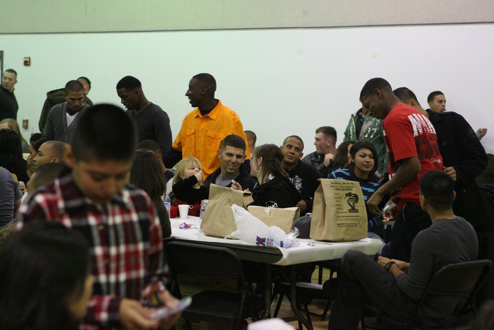 CLB-13 Marines, sailors host Christmas party