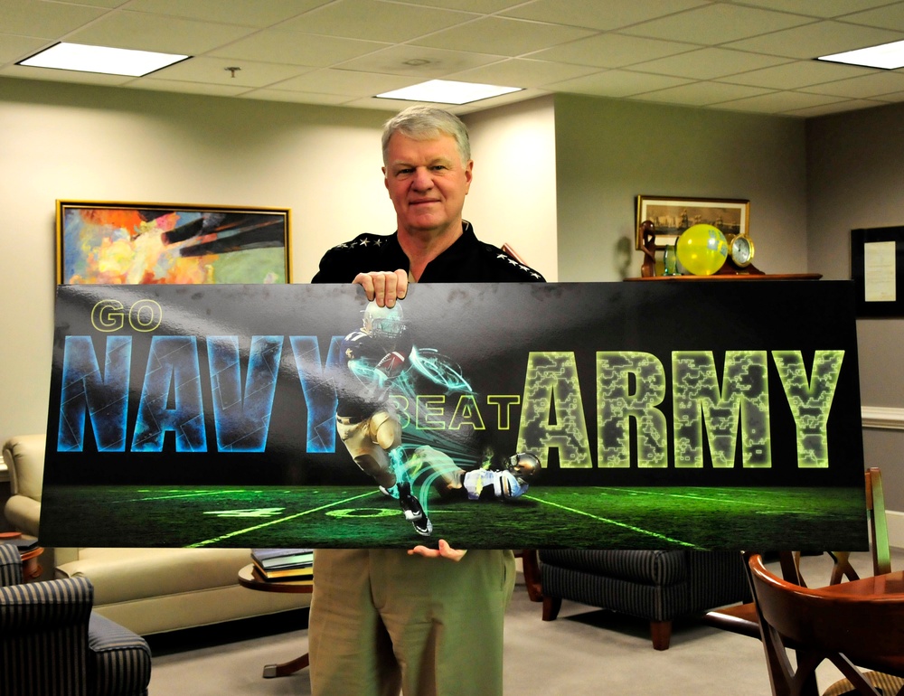 CNO Supports Navy/Army Game CNO Supports Navy/Army Game