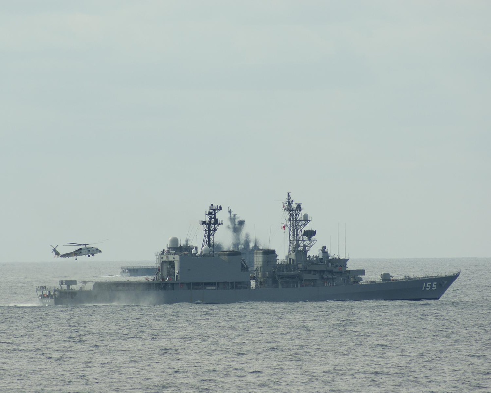 Japan Maritime Self-Defense ships Keen Sword 2011