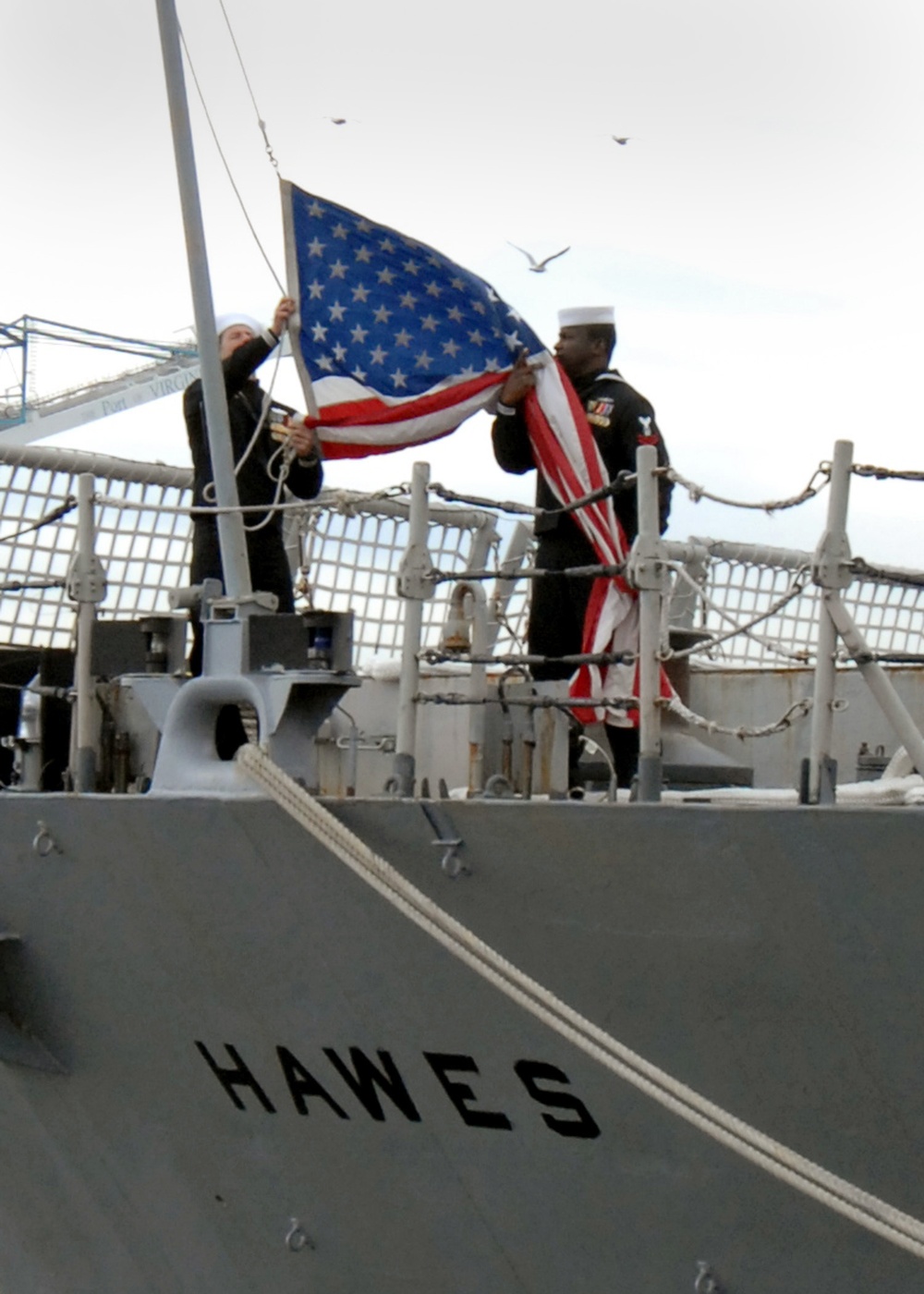 USS Hawes Decommissioning Ceremony at Naval Station Norfolk