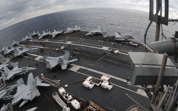 Enterprise Carrier Strike Group Participates in Joint Task Force Exercise