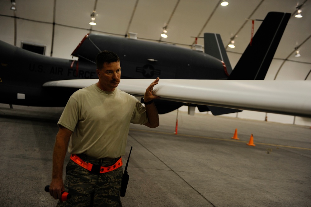 RQ-4 Global Hawk First Launch