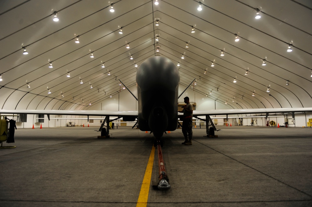 RQ-4 Global Hawk First Launch