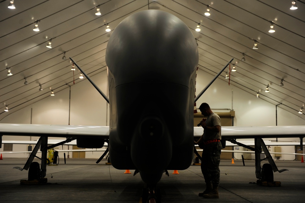 RQ-4 Global Hawk First Launch