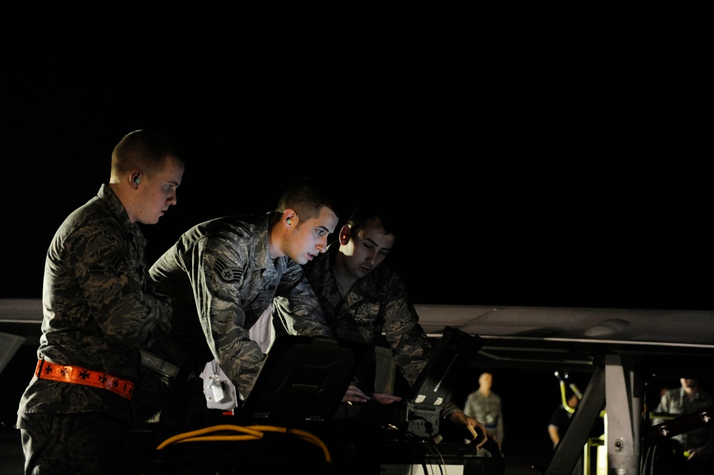 RQ-4 Global Hawk First Launch