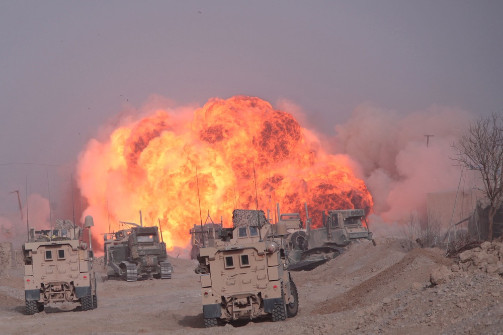 1st CEB, coalition forces complete Outlaw Wrath, destroy more than 50 IEDs