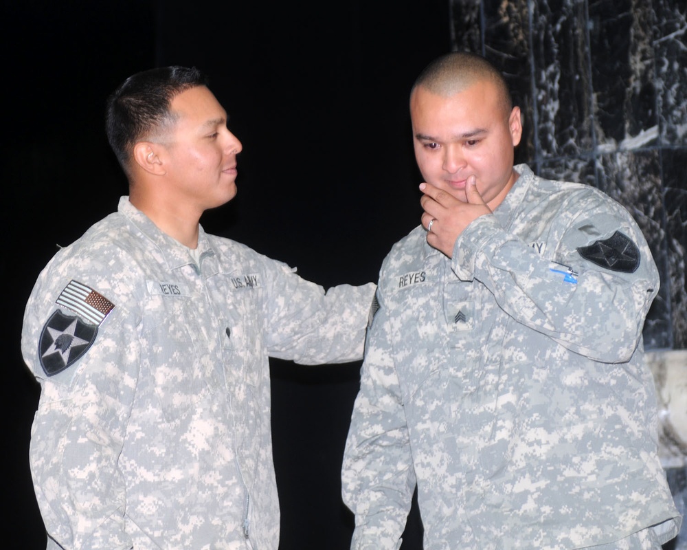 Brothers reunite during Operation Proper Exit
