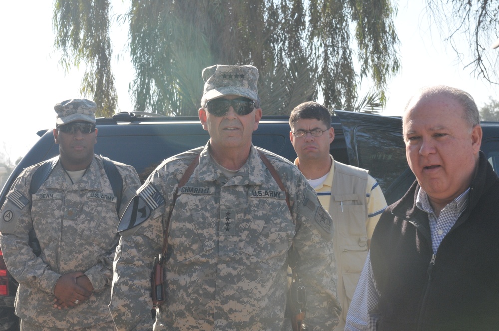 Army leaders visit JBB, meet troops