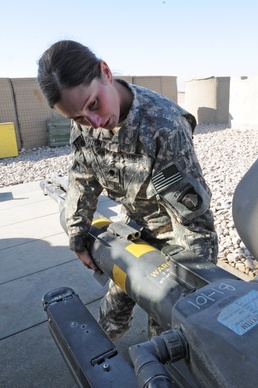 101st Combat Aviation Brigade armament Soldier sets standard for hard work, job discipline