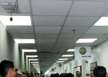 USD-C Soldiers Welcome Wounded Warriors return to Iraq