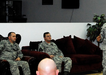 USD-C Soldiers Welcome Wounded Warriors return to Iraq