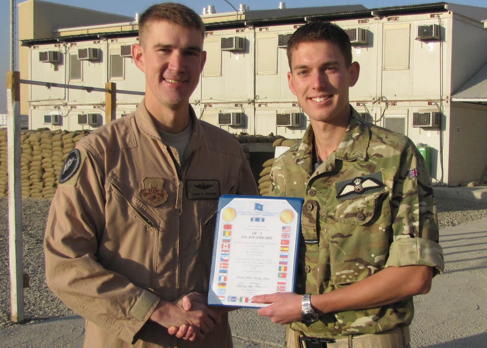 British Flight Officers awarded for hard work in Afghanistan