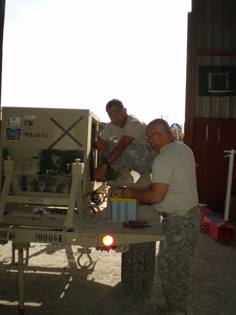 Maintenance team sustains the task force