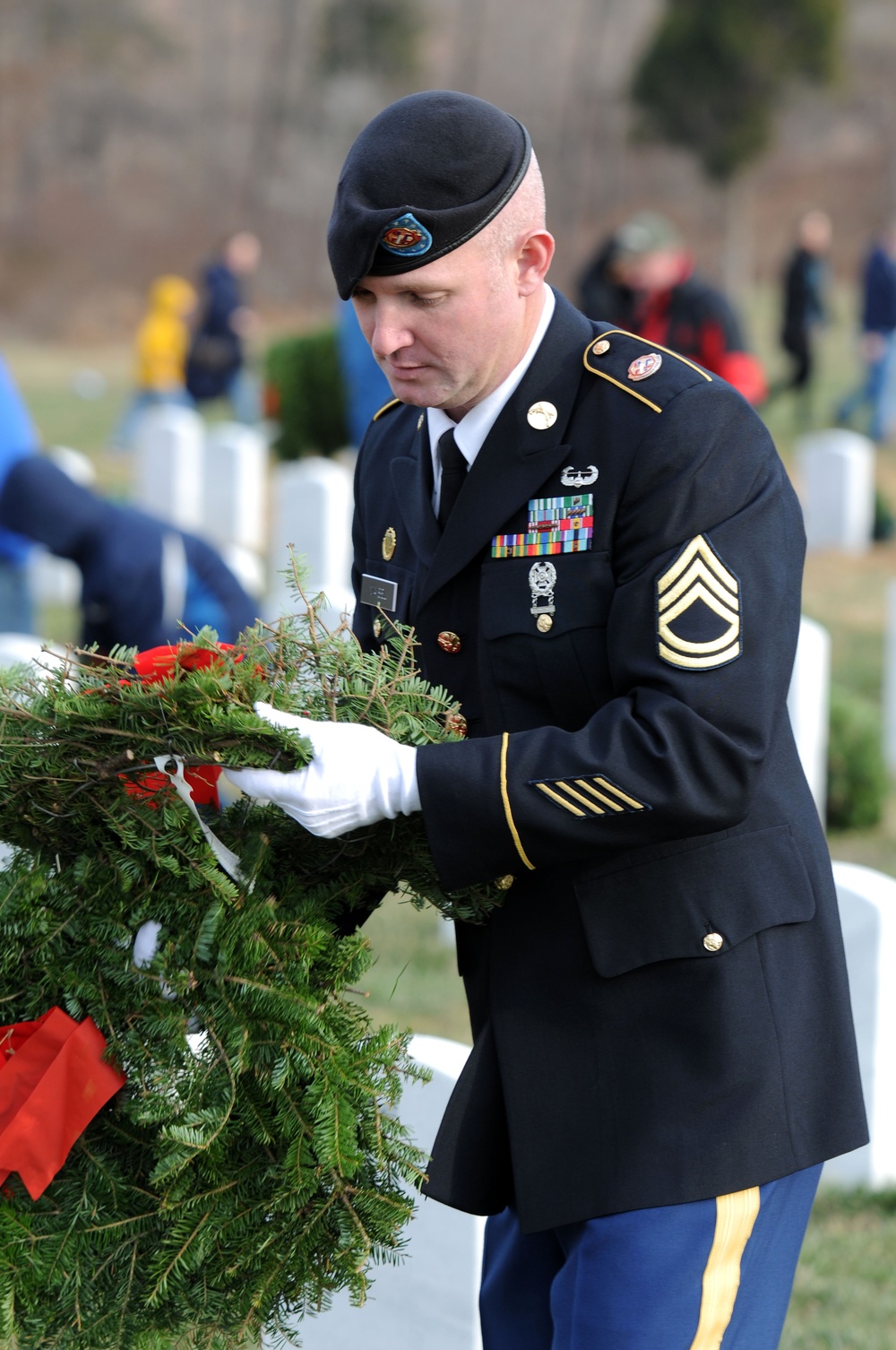Sustainers participate in Wreaths Across America ceremony