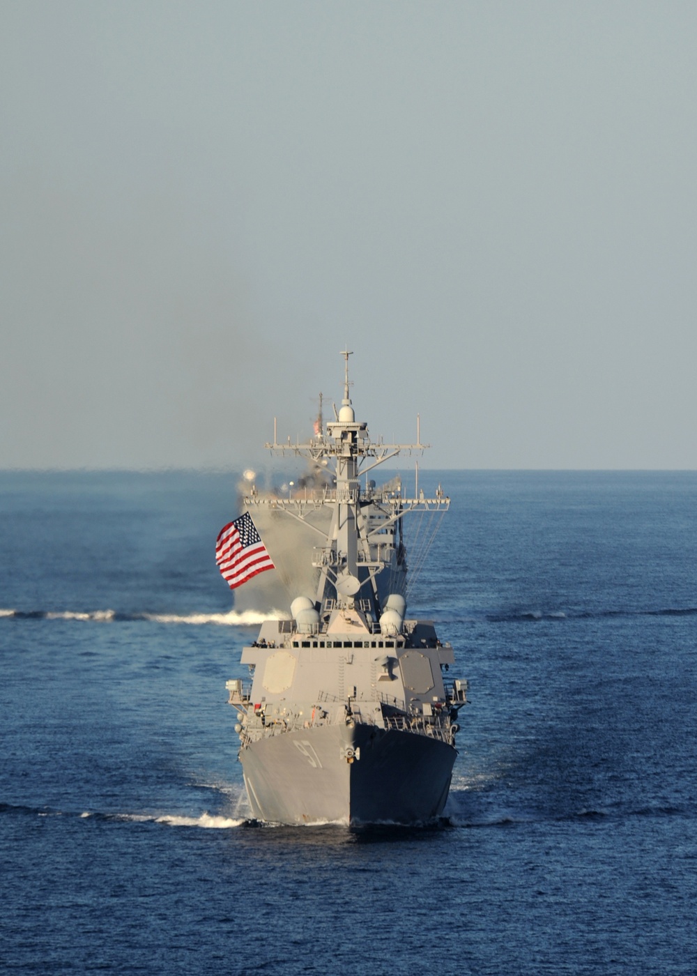U.S., French fleets train